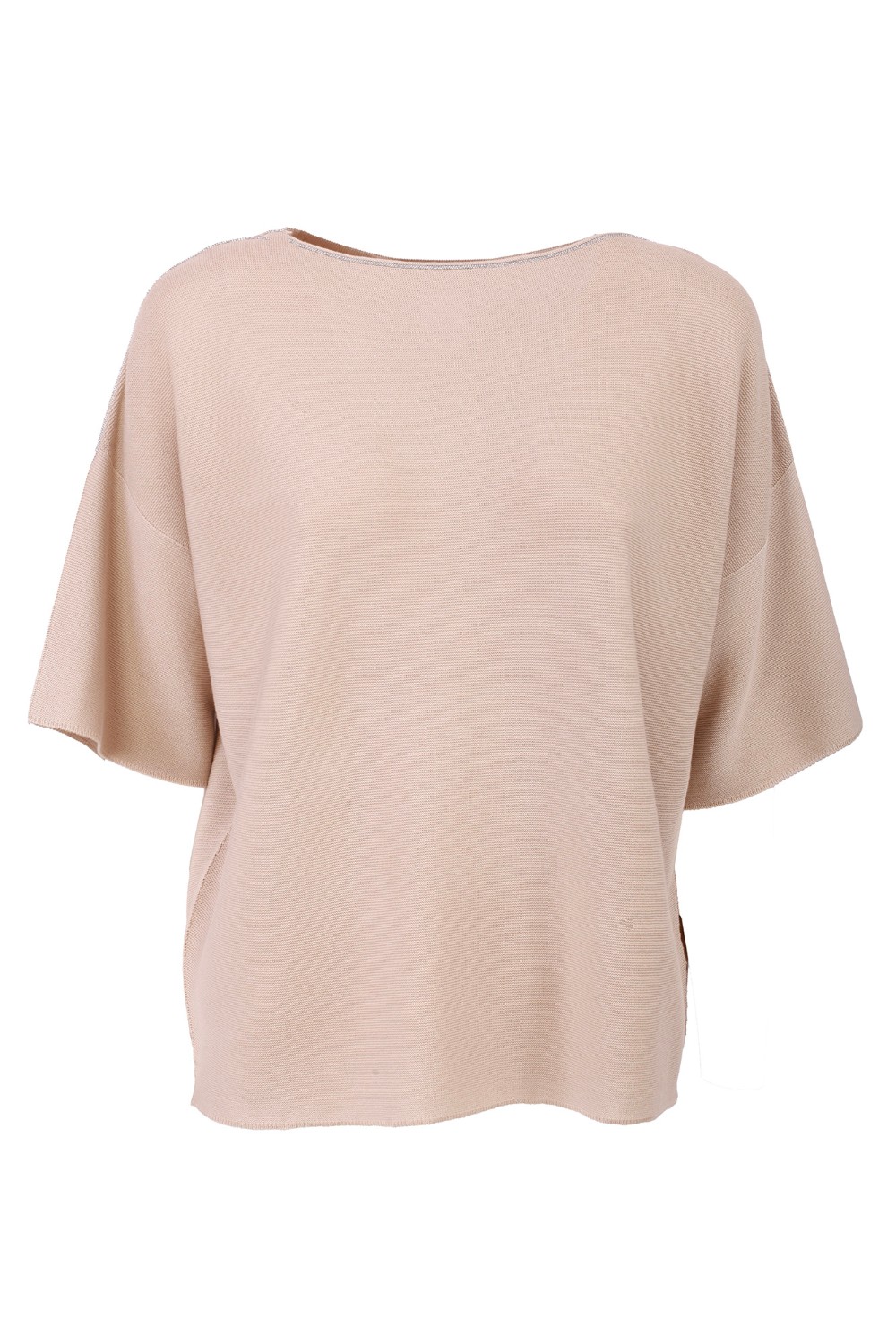 shop FABIANA FILIPPI Saldi Pull: Fabiana Filippi top in cotone.
Scollo a barca.
Maniche corte.
Vestibilità regolare.
Dettaglio brillante sul collo.
Composizione: 100% Cotone.
Fabbricato in Italia.. MAD264F097D290-0146 number 7817832